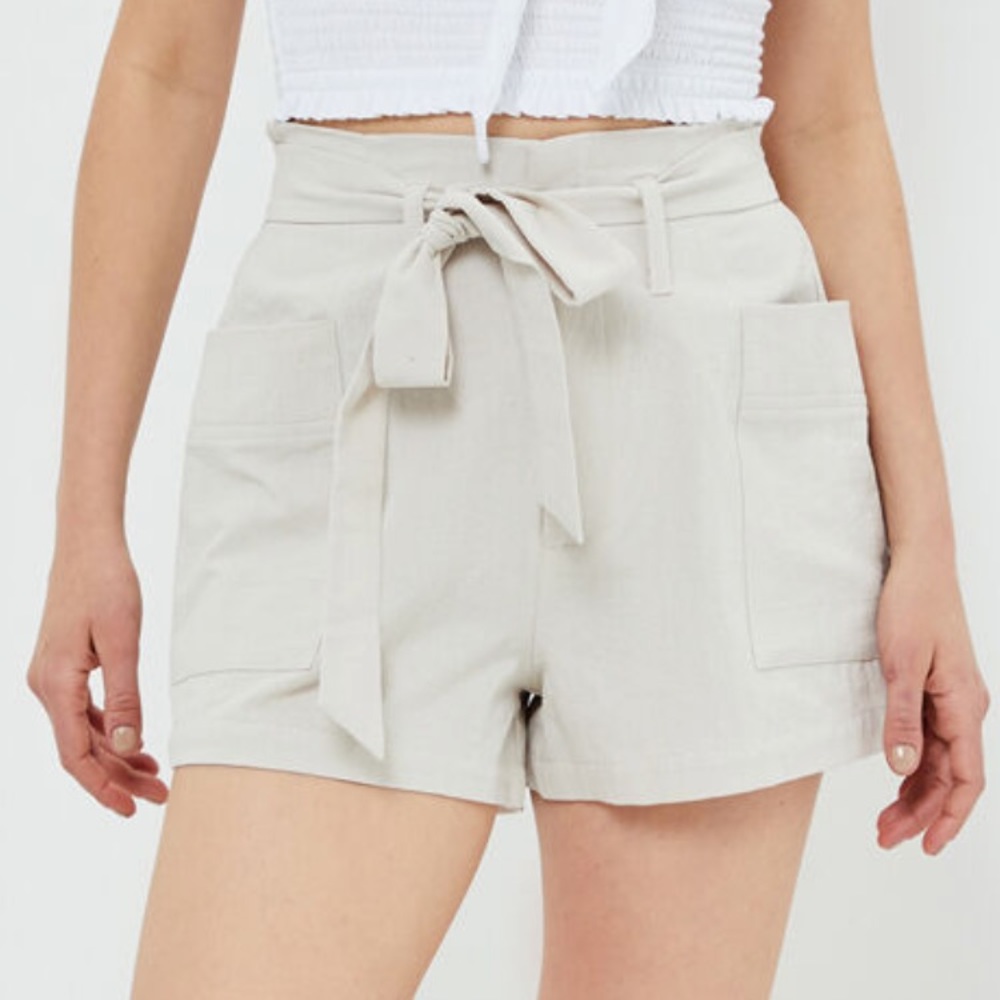 Special! PAC SUN NWT Tie Waist Paper Bag Shorts